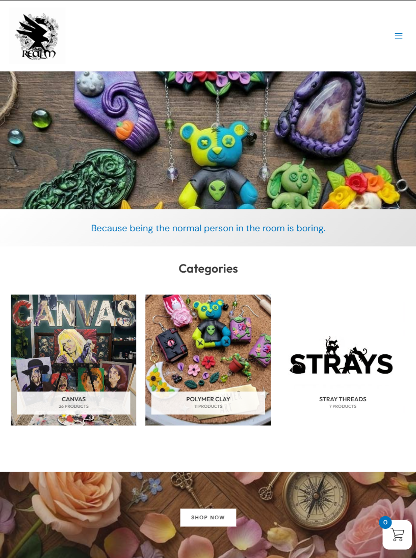 RealmArt.shop Website